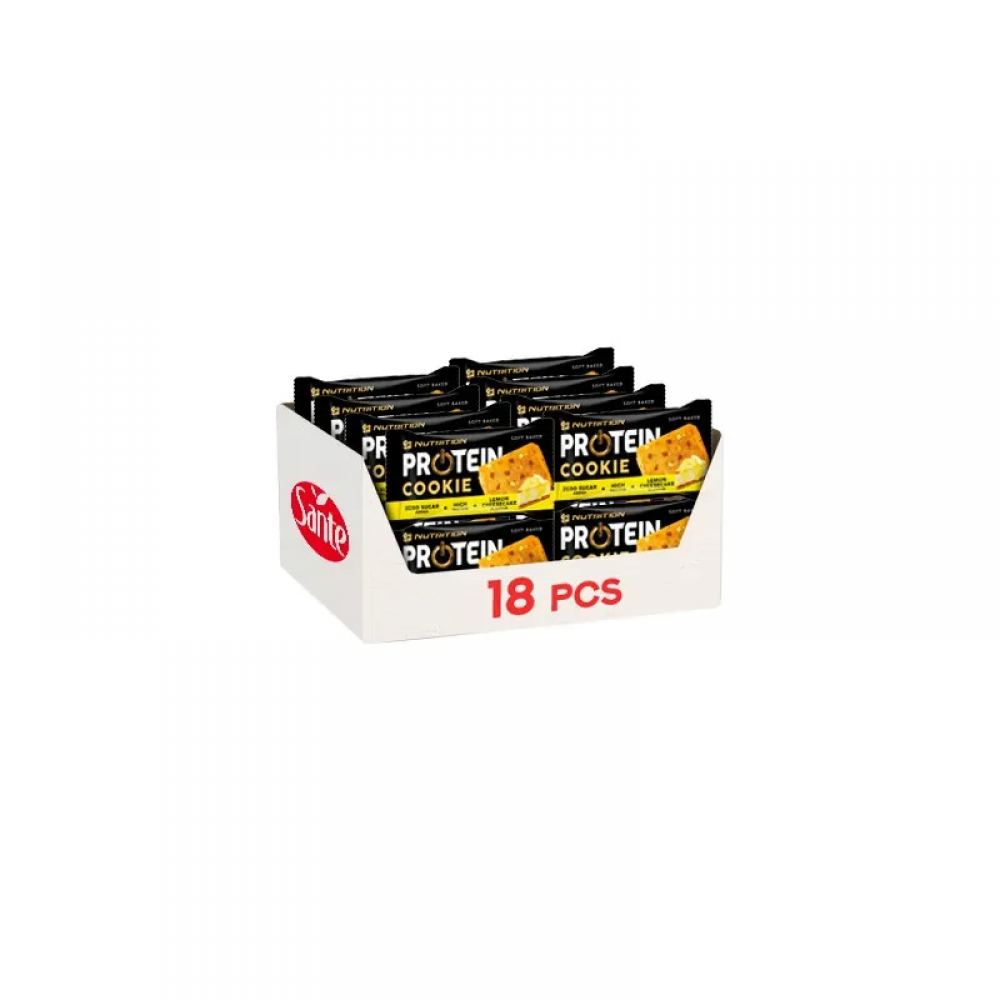 SANTE Protein Cookie - 50g - Lemon Cheesecake x18