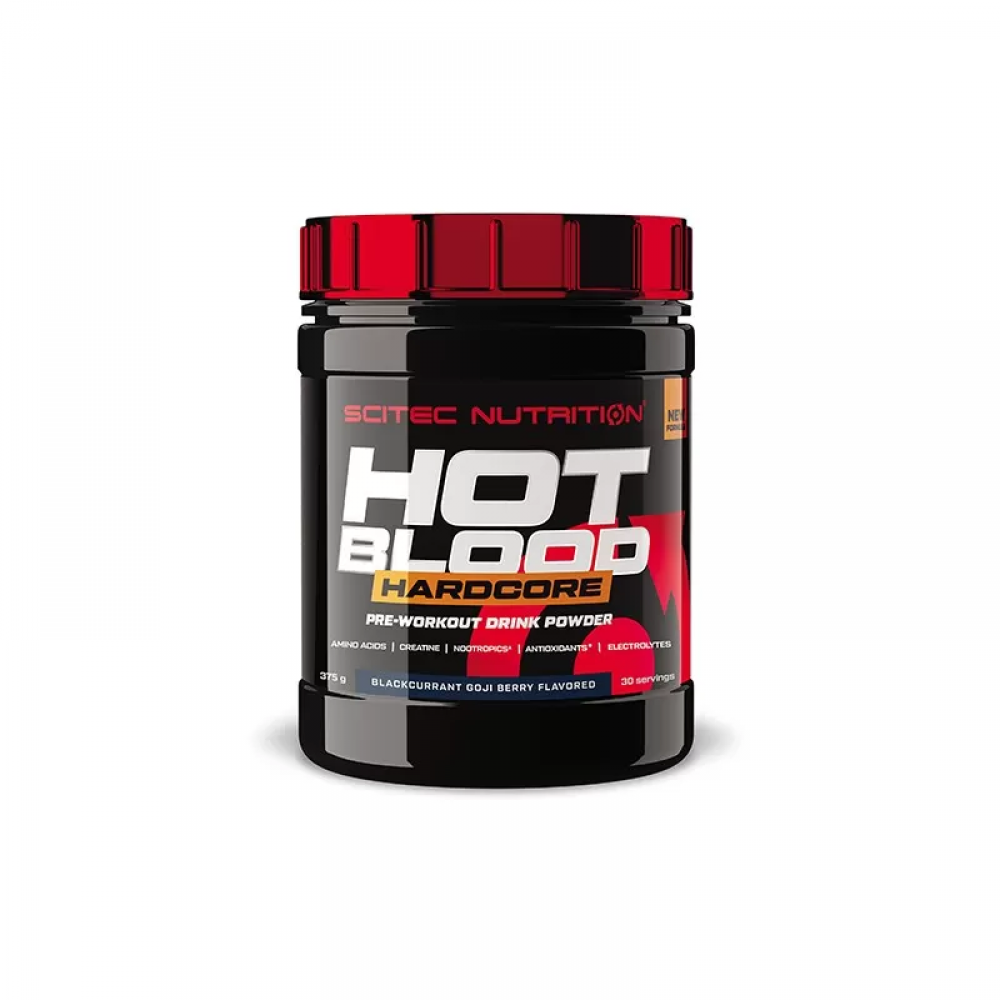 SCITEC Hot Blood Hardcore - 375g - Orange Juice