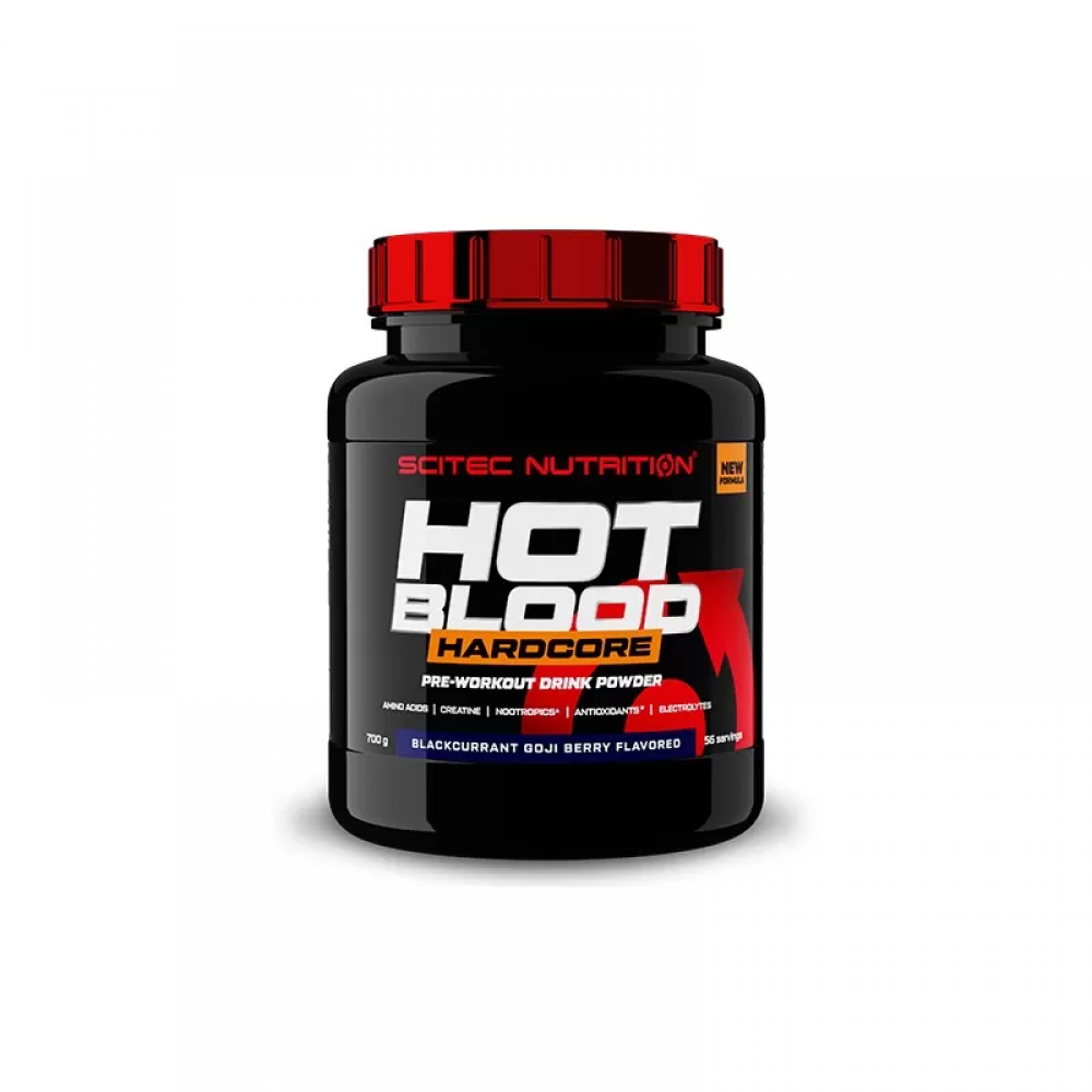 SCITEC Hot Blood Hardcore - 700g - Blackcurrant Goji Berry
