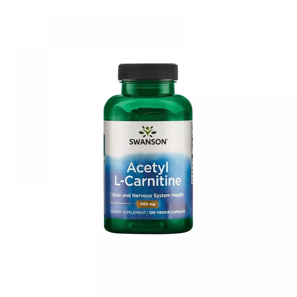 SWANSON Acetyl L-Carnitine 500mg - 100vcaps