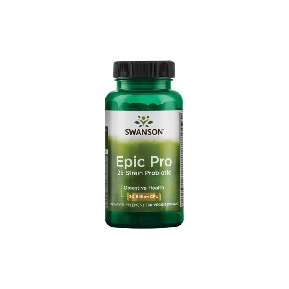 SWANSON Epic Pro 25-Strain Probiotic - 30vcaps