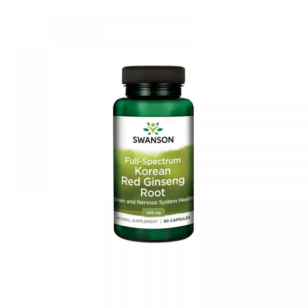 SWANSON Full Spectrum Korean Red Ginseng Root 400mg - 90caps