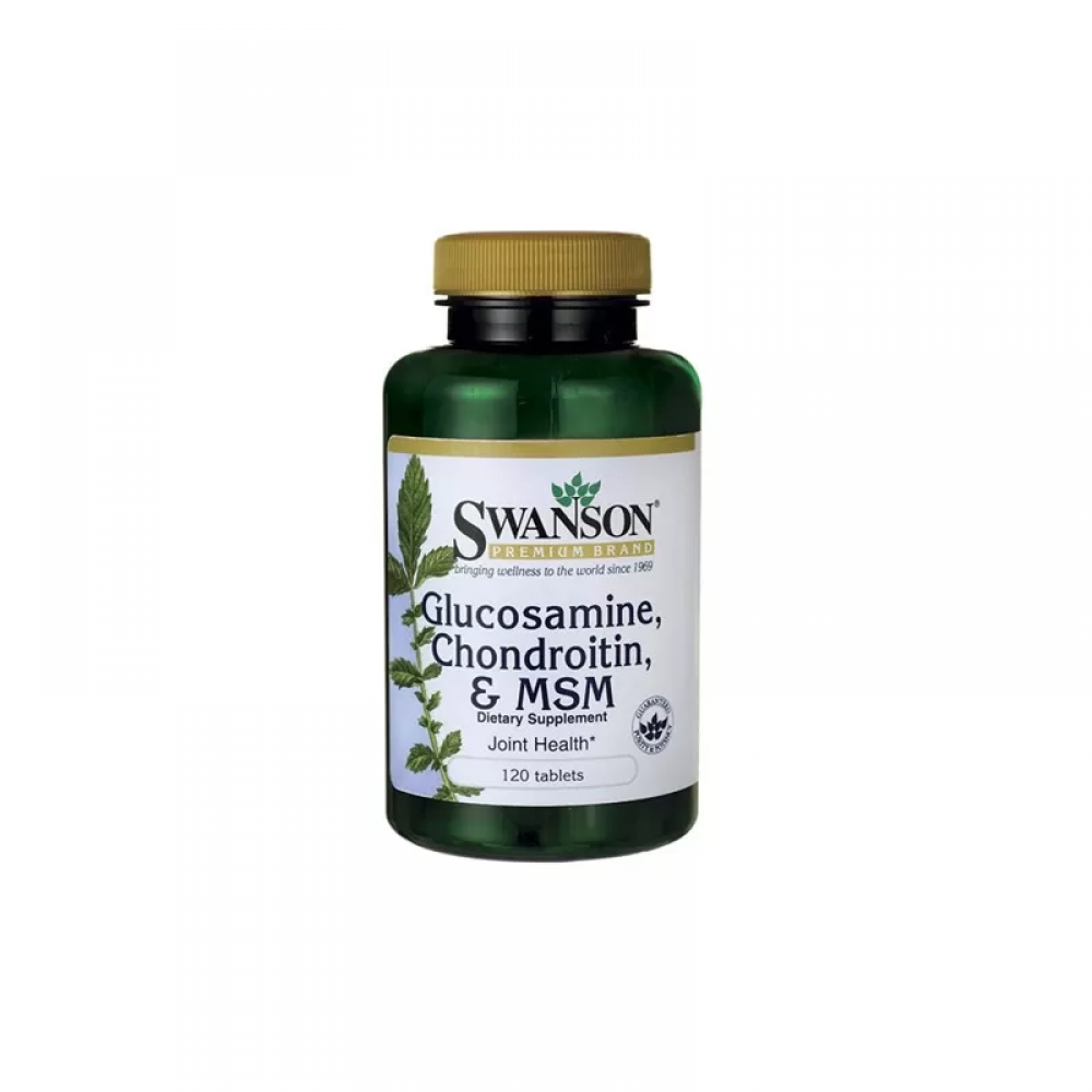 SWANSON Glucosamine, Chondroitin & MSM - 120tabs