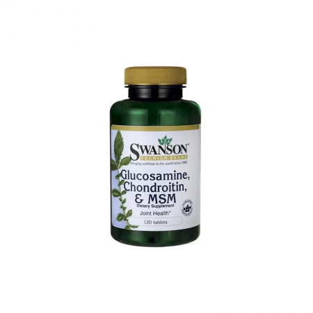 SWANSON Glucosamine, Chondroitin & MSM - 120tabs