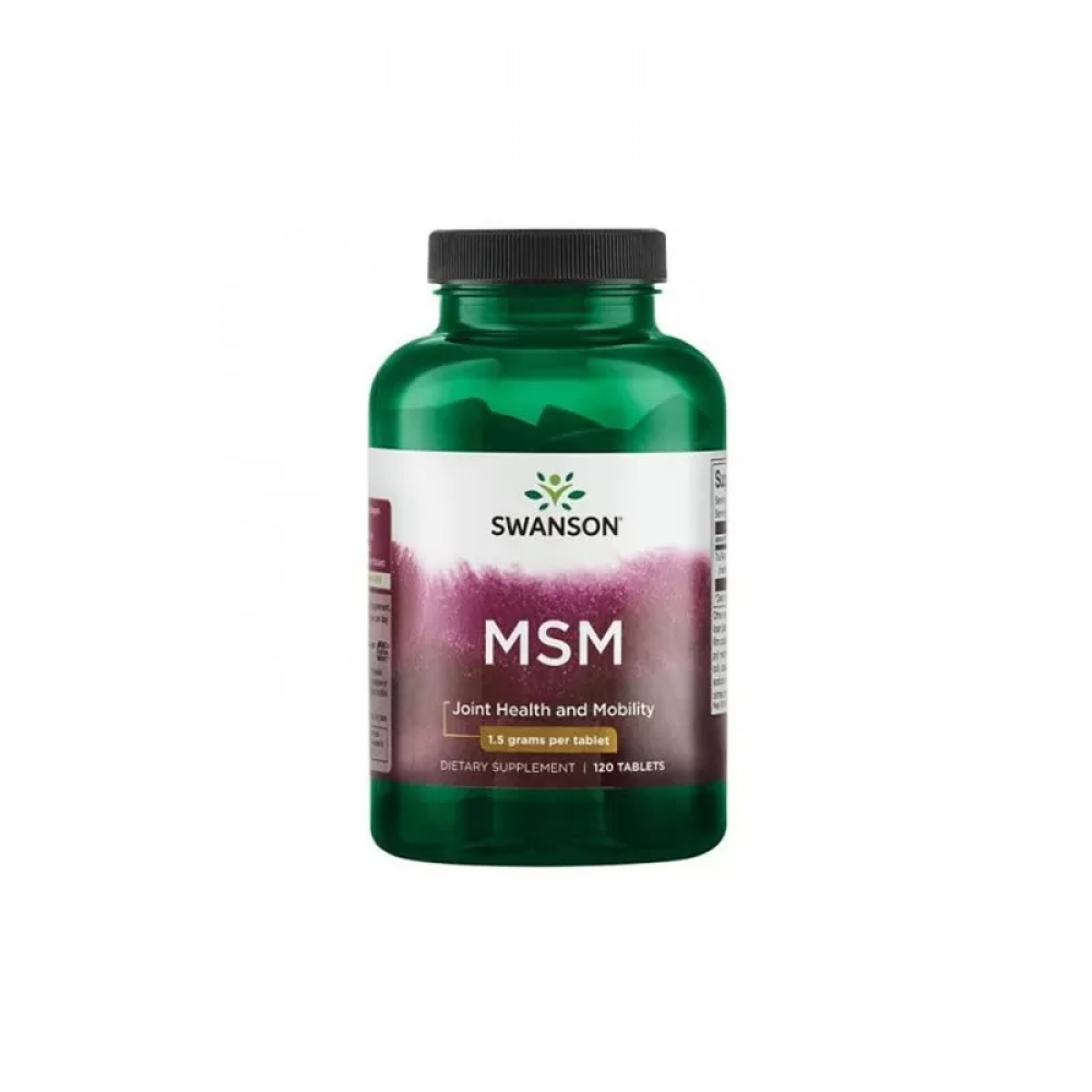SWANSON MSM 1500mg - 120tabs
