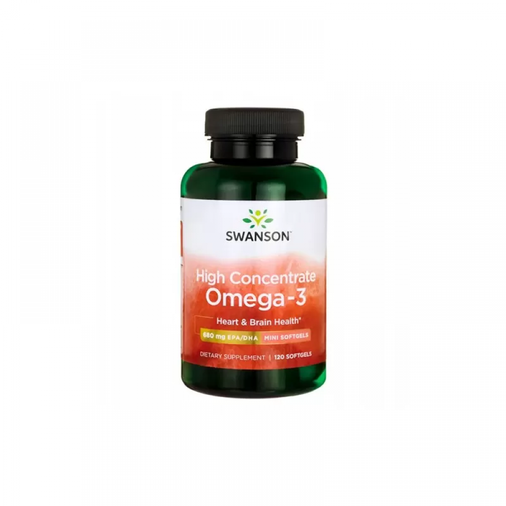 SWANSON Omega 3 High Concentrate - 120softgels