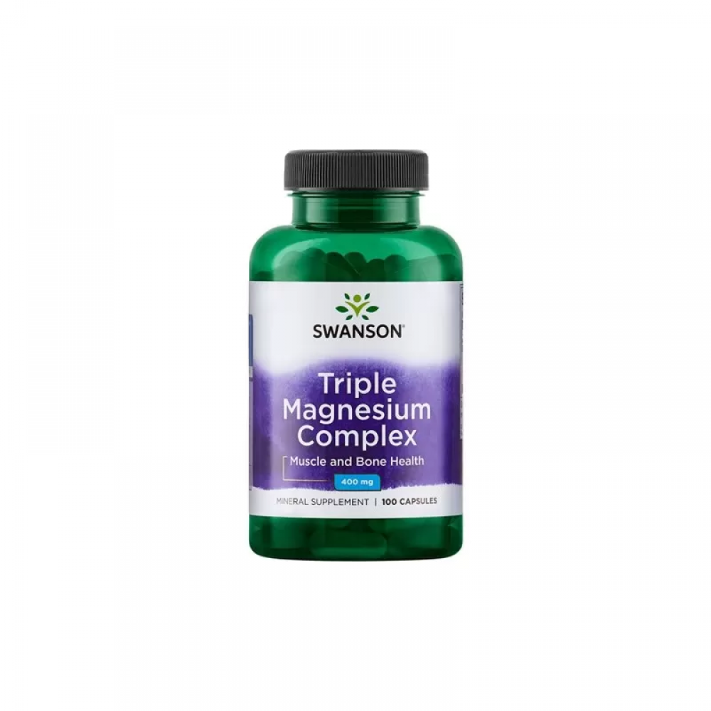 SWANSON Triple Magnesium Complex 400mg - 100caps