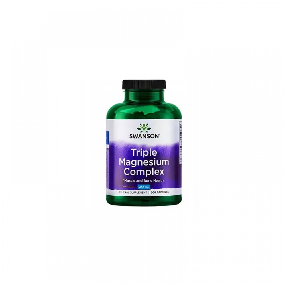SWANSON Triple Magnesium Complex 400mg - 300caps