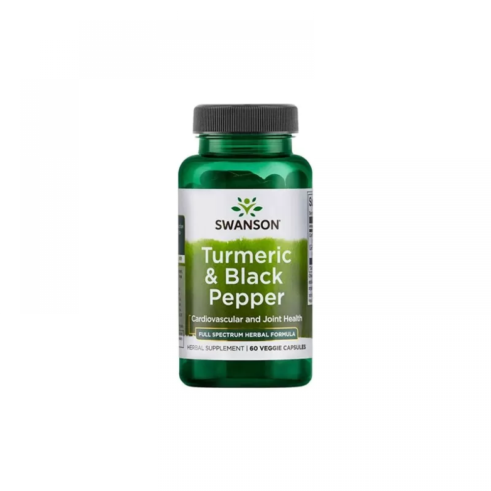 SWANSON Turmeric & Black Pepper - 60vcaps