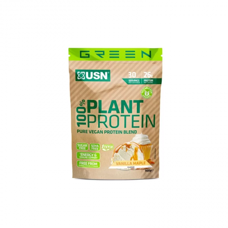 USN 100% Plant Protein (Vegan) - 900g - Vanilla Maple