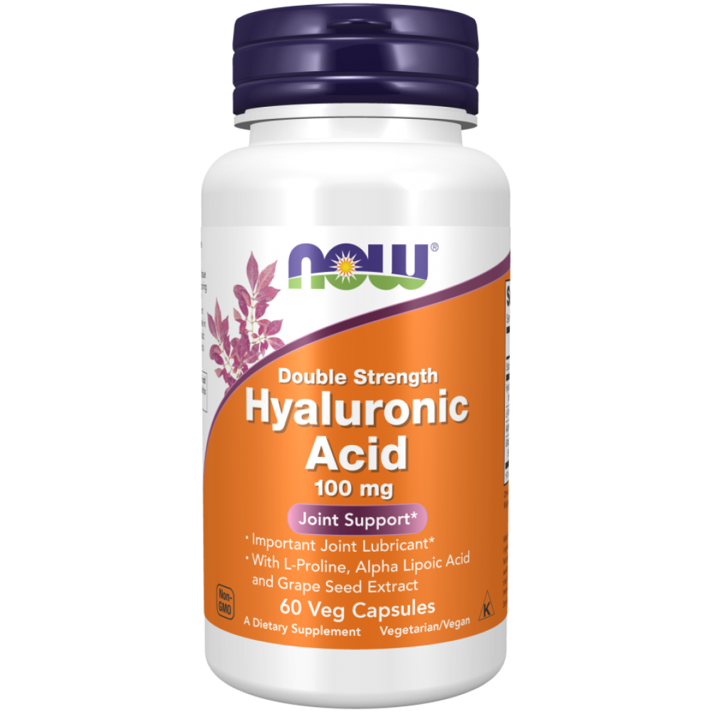 NOW Hyaluronic Acid 100mg - 60vcaps