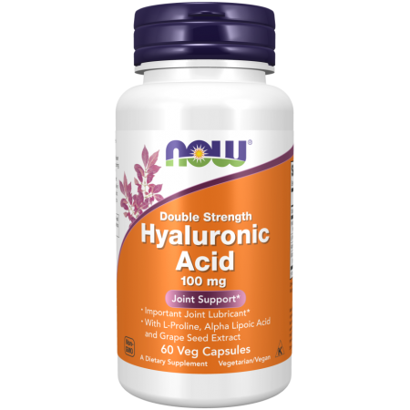 NOW Hyaluronic Acid 100mg - 60vcaps