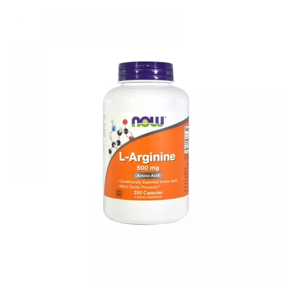 NOW L-Arginine 500mg - 100/250 vcaps