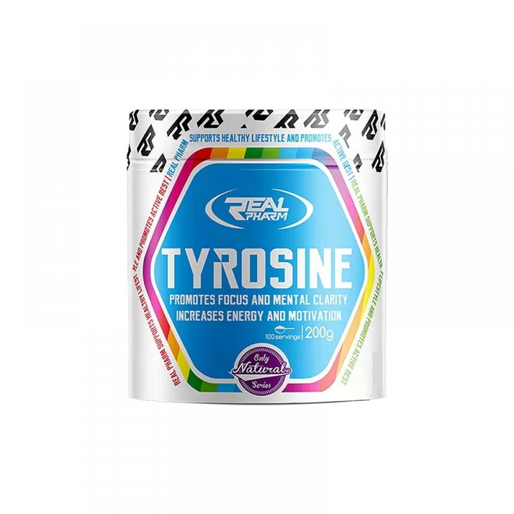 REAL PHARM Tyrosine - 200g - Strawberrry Raspberry